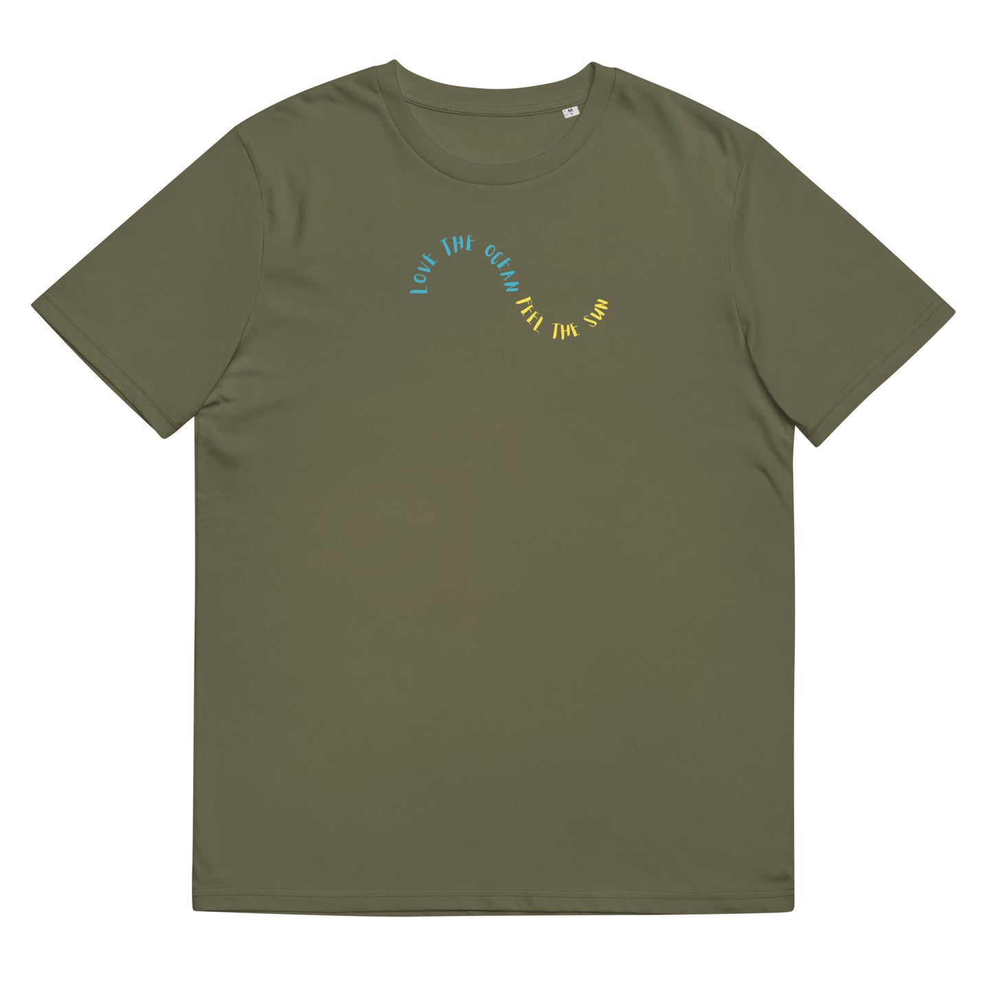 Unisex organic cotton t-shirt - Love the Ocean, Live DaBlu Life