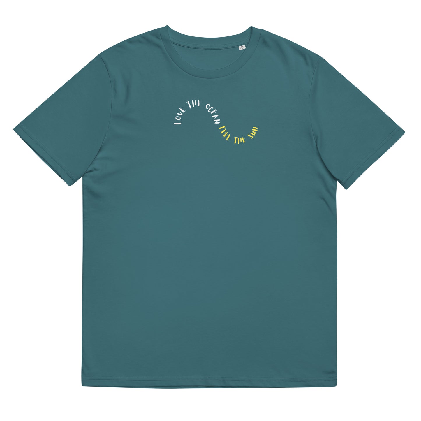 Unisex organic cotton t-shirt - Love the Ocean, Live DaBlu Life